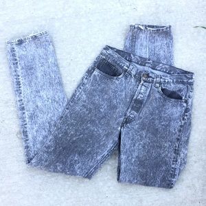 LEVIS Black Acid Wash Jeans